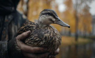 В Астане мужчина потрошил уток на глазах у ребенка: полиция вмешалась