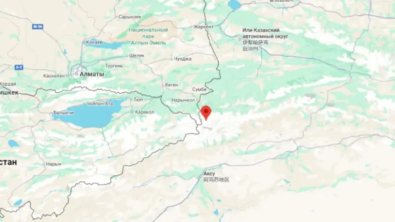 Землетрясение зафиксировано на границе Казахстана, Кыргызстана и Китая Астане