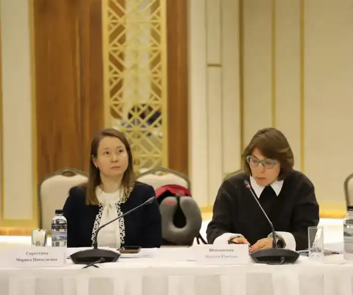 Председатель Комитета по правам интеллектуальной собственности Министерства юстиции Республики Казахстан Шолпан Абдреева приняла участие в седьмом заседании Дискуссионного клуба по административной юстиции, посвящённого рассмотрению административных дел в сфере интеллектуальной собственности (2)