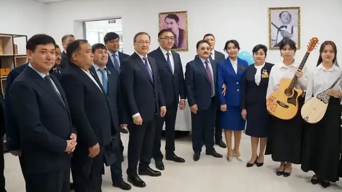 РЕАЛИЗАЦИЯ ПОРУЧЕНИЙ ПРЕЗИДЕНТА: В ТУРКЕСТАНСКОЙ ОБЛАСТИ ВВЕДЕНА В ЭКСПЛУАТАЦИЮ ШКОЛА ИСКУССТВ ЗА СЧЕТ ВОЗВРАЩЕННЫХ ГОСУДАРСТВУ АКТИВОВ (7)