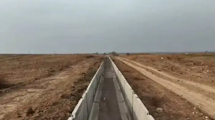 Завершена капитальная реконструкция двух ирригационных каналов в Меркенском районе Жамбылской области (2)