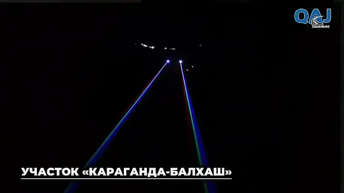 Установка 14 комплектов световых лазеров на автодороге Караганда – Балхаш улучшит безопасность движения Астане