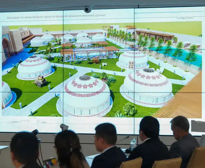 В ТУРКЕСТАНЕ ПОСТРОЯТ ГОСТИНИЦУ ИЗ ЮРТ В КАЗАХСКОМ НАЦИОНАЛЬНОМ СТИЛЕ Астане