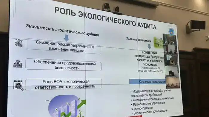 ХХVI заседание Рабочей группы стандарты государственного аудита СНГ методология экологический аудит Астане