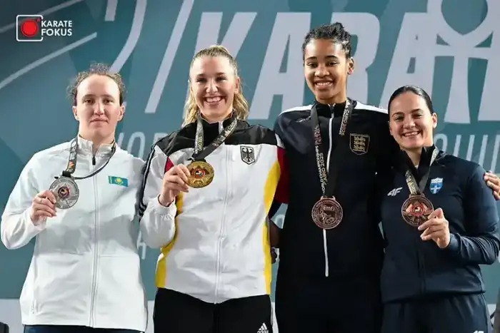 Софья Берульцева серебро чемпионата мира карате Астане