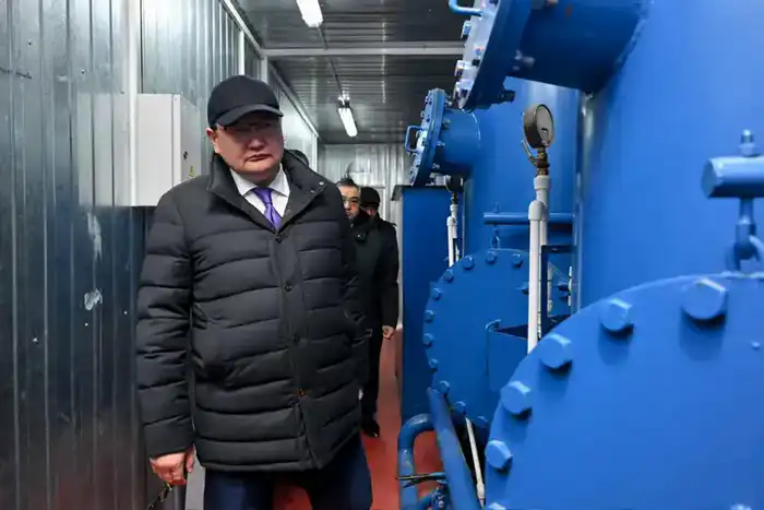 В село Алгабас проведена питьевая вода, в школе установлены новые котлы (3)