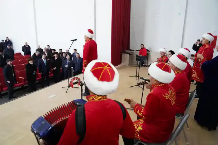 ТУРКЕСТАН: В МАКТААРАЛЬСКОМ РАЙОНЕ ОТКРЫЛСЯ ДОМ КУЛЬТУРЫ НА 200 МЕСТ (3)