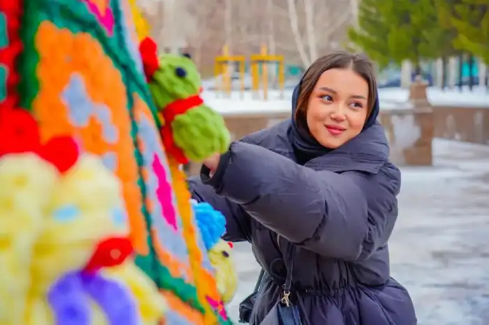 Эко-елка в Астане: традиции встречают современность! Астане