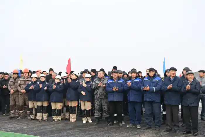 В Жанакорганском районе открылся асфальтовый завод (2)