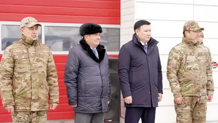 Спасателям Туркестанской области вручены ключи от новой техники (2)