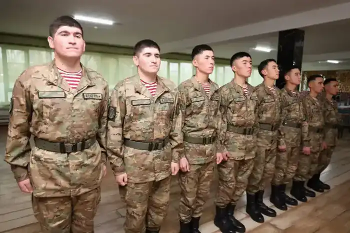 В Таразе служат четыре пары близнецов в Национальной гвардии МВД РК Астане