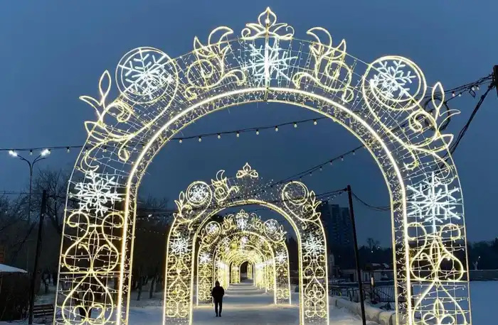 Световые сказки Караганды: как художники создают новогоднее волшебство Астане