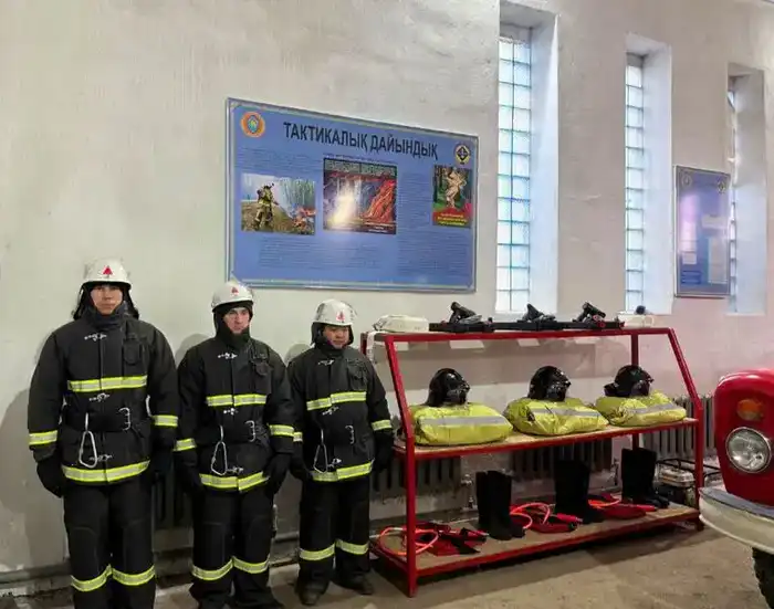 В селе Жұлдыз Осакаровского района открыт добровольный пожарный пункт (6)