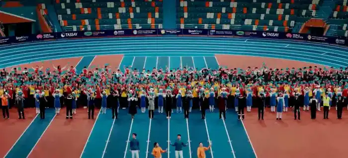 Более двух тысяч студентов столичных колледжей приняли участие во флешмобе в честь завершения Года рабочих профессий (5)