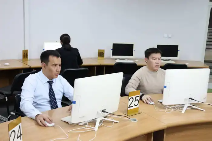 Компьютерное тестирование судей в нашем городе Астане