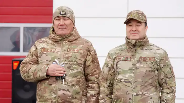 Спасателям Туркестанской области вручены ключи от новой техники (3)