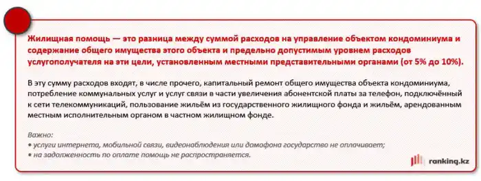 ЖИЛИЩНАЯ ПОМОЩЬ В РК: КАК МАЛООБЕСПЕЧЕННЫЕ СЕМЬИ ПОЛУЧАЮТ КОМПЕНСАЦИЮ ПО КОММУНАЛЬНЫМ ПЛАТЕЖАМ? (2)