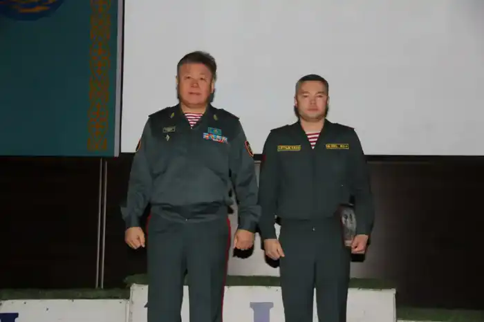 В Национальной гвардии МВД РК состоялось соревнование по волейболу (2)