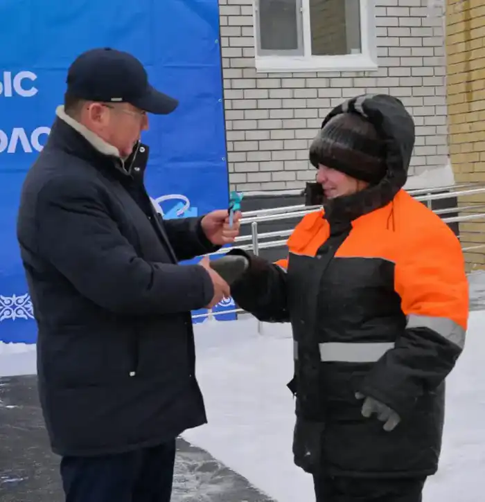 Аким области Асаин Байханов с рабочей поездкой посетил Щербактинский район (10)