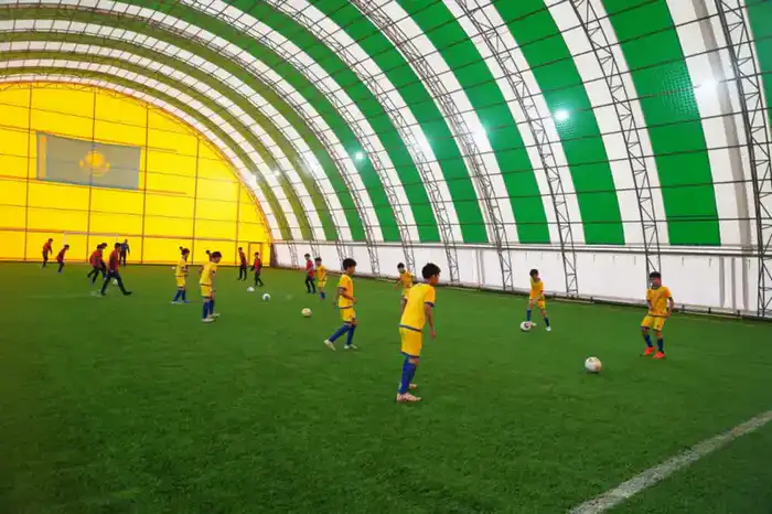 ТУРКЕСТАН: НОВЫЙ СПОРТИВНЫЙ КОМПЛЕКС В ШАРБУЛАКЕ ПОДДЕРЖИВАЕТ ИНИЦИАТИВЫ МЕСТНОГО РАЗВИТИЯ Астане