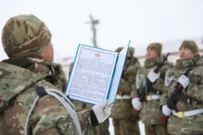 В Акмолинском гарнизоне солдаты войск ПВО дали клятву на верность Родине (7)