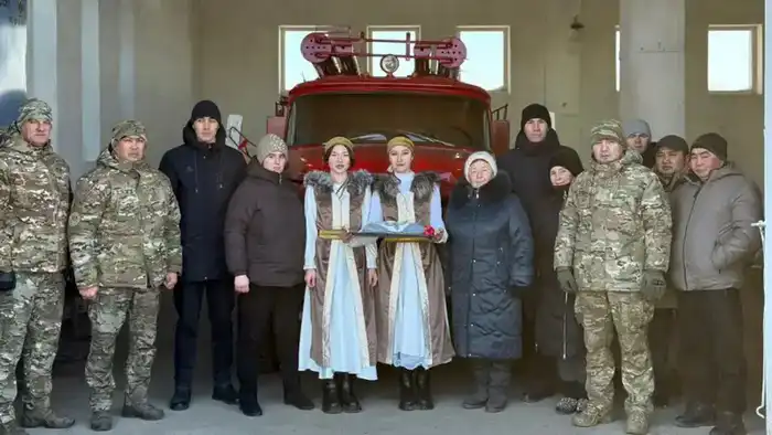 В селе Жұлдыз Осакаровского района открыт добровольный пожарный пункт Астане