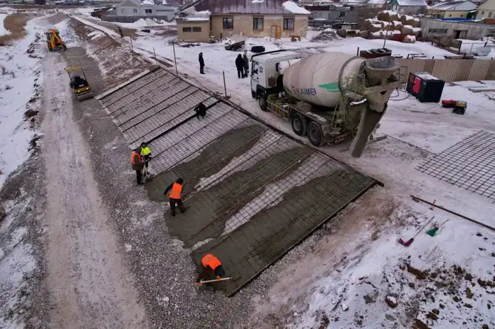 Реконструкция защитных сооружений в селе Прибрежное Астане