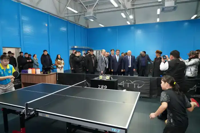 ТУРКЕСТАН: В ЖЕТЫСАЕ ОТКРЫЛСЯ СОВРЕМЕННЫЙ ЦЕНТР НАСТОЛЬНОГО ТЕННИСА (7)