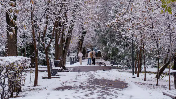 Снег в Алматы, морозы в Астане: зима наступает! Астане