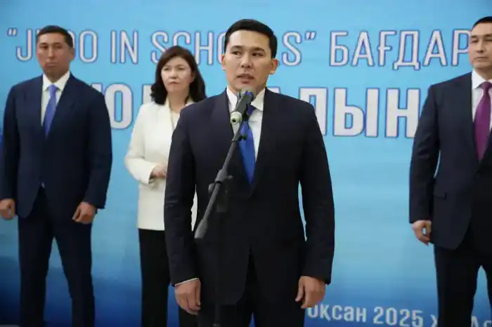 Открытие первого зала дзюдо в Казахстане в рамках программы Judo in Schools Астане