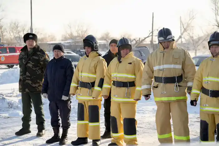 В Кокпектинском и Бескарагайском районах открыты пожарные посты (5)