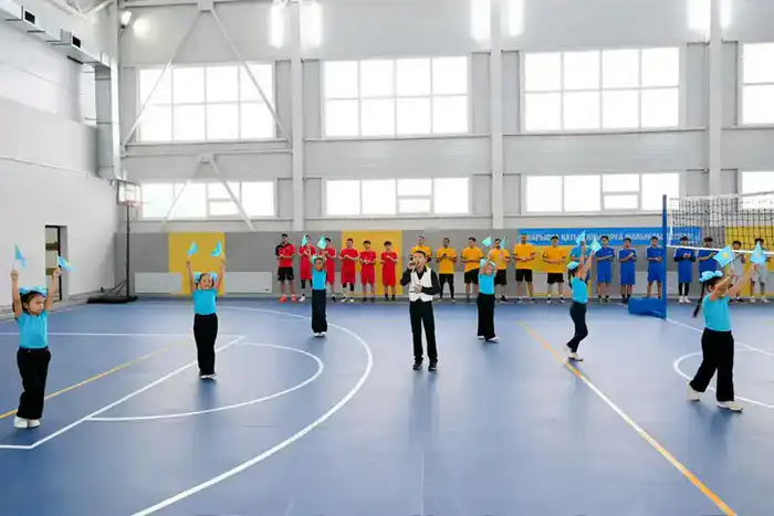 Состоялось открытие спортивного комплекса в селе Алгабас (8)