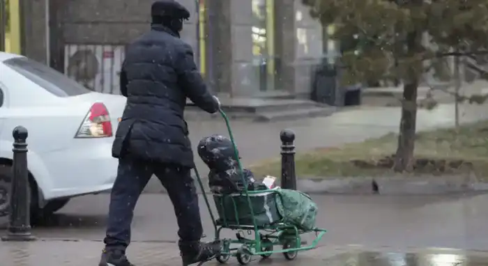 Зима в Казахстане