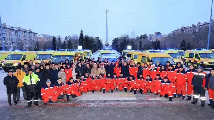 115 новых автомобилей для скорой помощи в Карагандинской области Астане