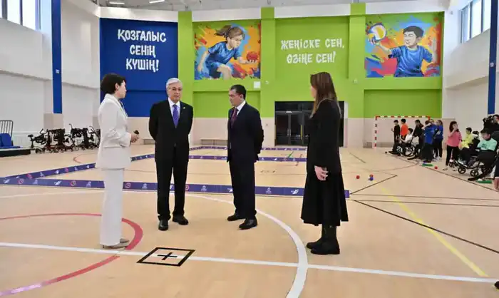 Президент посетил первый Центр инклюзивного спорта в стране Астане