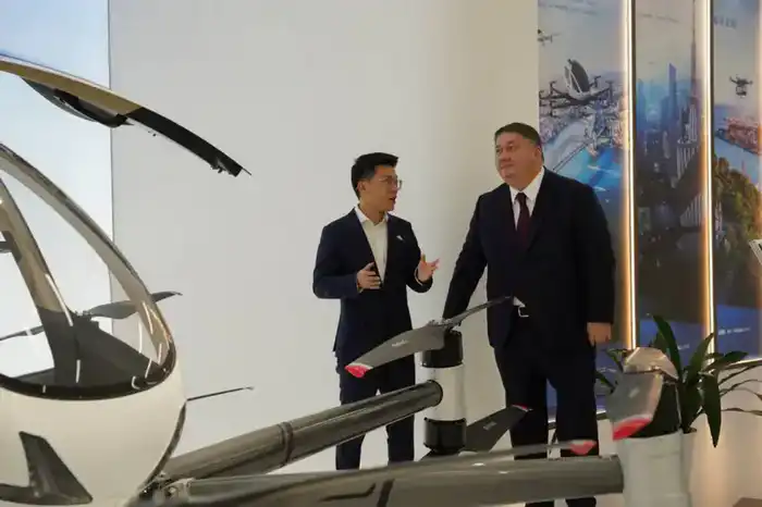 Казахстан изучает опыт EHang в сфере городской воздушной мобильности и беспилотной авиации (4)