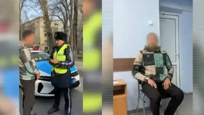 Наркоман за рулем: инцидент в Алматы привел к задержанию водителя без страховки Астане