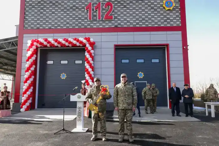 В Шымкенте открыт первый в Казахстане универсальный комплекс для совместной работы пожарных, медиков и полиции Астане