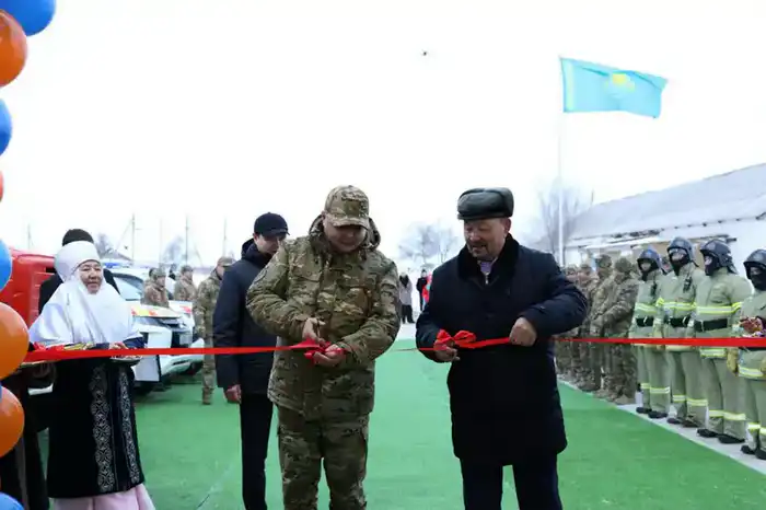 Открытие новых пунктов пожаротушения в селах Астане