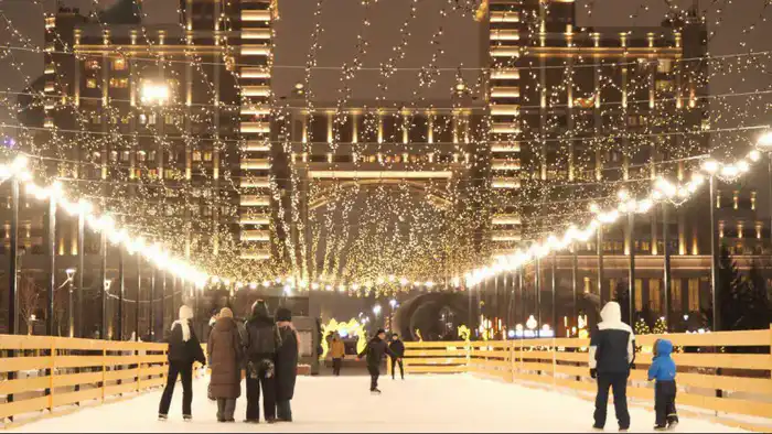 Зимние радости Астаны: катки, ёлки и активный отдых для всей семьи Астане