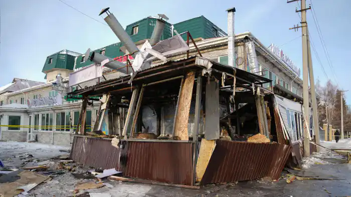 Взрыв в тандырной в Астане: пострадавшие и разрушения на проспекте Магжана Жумабаева Астане