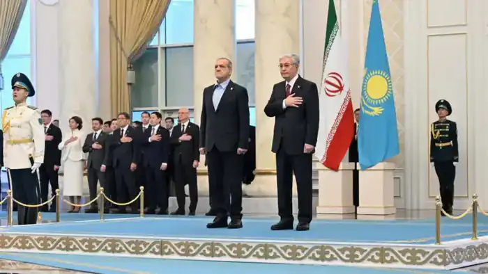 президент Ирана и Токаев