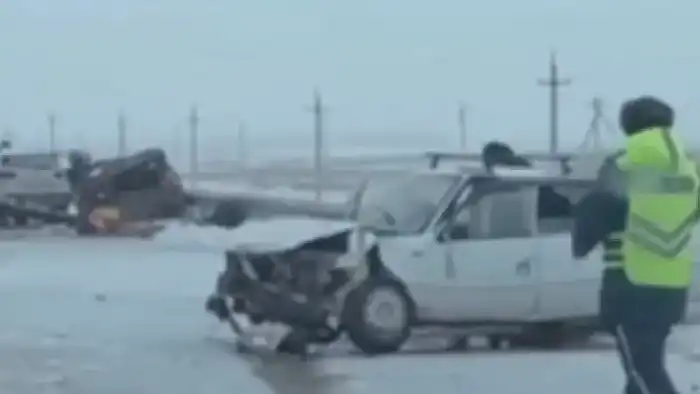 Смертельное ДТП: семь автомобилей столкнулись на трассе в Акмолинской области Астане