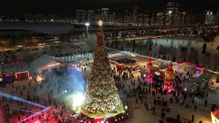 Зимний городок Wonderland Astana: новый городской формат на площади перед 'Астана Арена' вдохновлён Нью-Йорком Астане