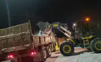 В Астане активно очищают улицы от снега: более 1600 единиц спецтехники на ночной смене