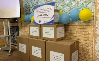 Пожертвование 20 млн тенге для поддержки жертв домашнего насилия в Алматинской области