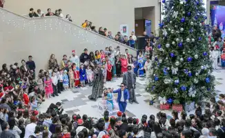 Новогодняя елка для детей сотрудников МВД в Астане