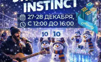 Зимний городской фестиваль «Жаңа жыл на Панфилова» начался в Алматы