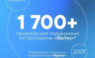 Казахстан и ЕБРР поддерживают 1700 предпринимательских проектов через программу льготного финансирования «Өрлеу»