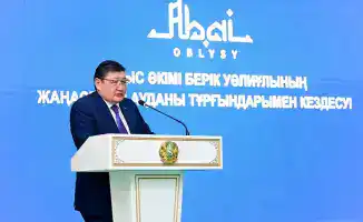 Обсуждение социально-экономического развития района Жаңасемей с акимом области Бериком Уали